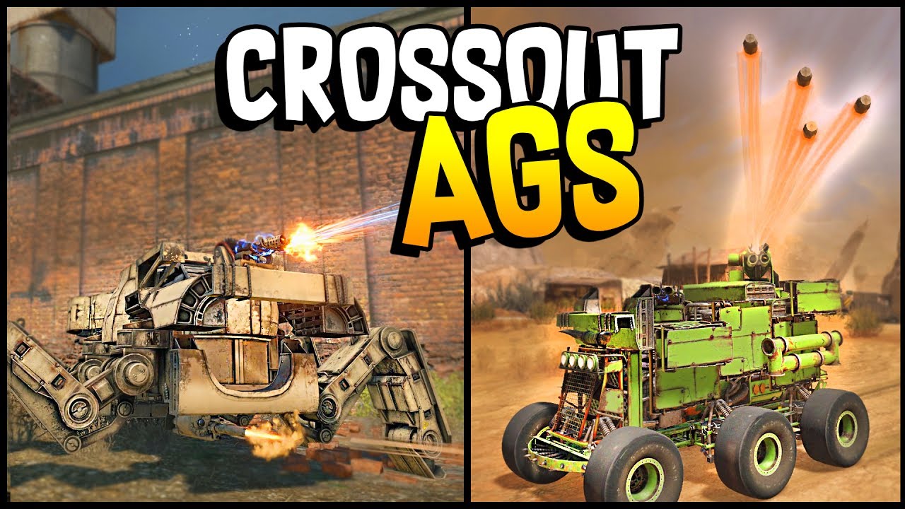 Crossout - AUTOMATIC GRENADE LAUNCHER + THUNDERBOLT SHOTGUN Mech Walker - Crossout Gameplay