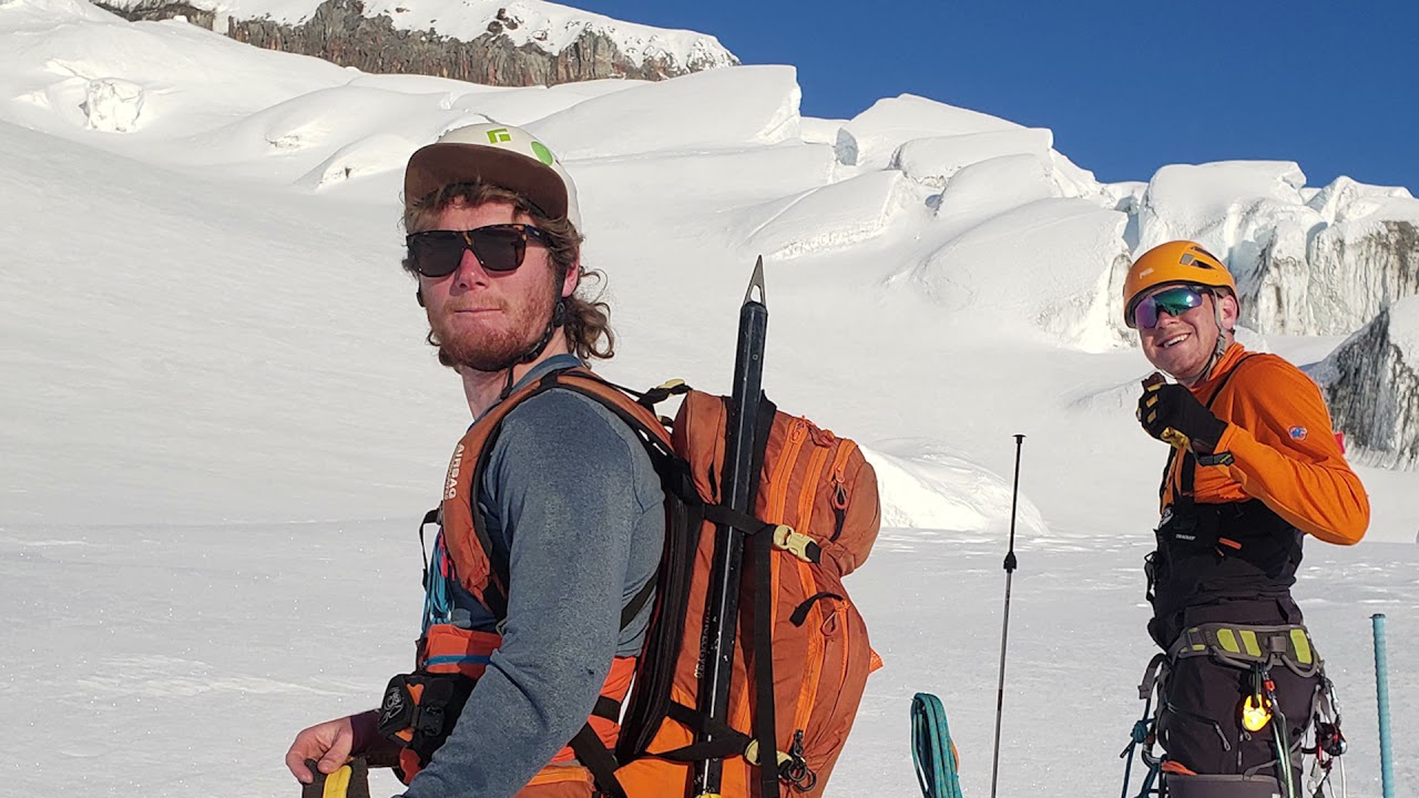 Skiing Mt. Redoubt and Bomber Traverse