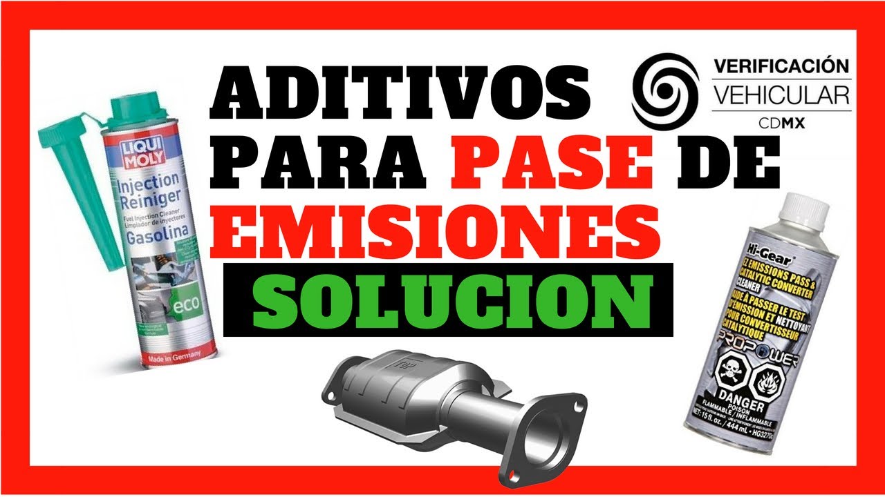 ADITIVOS PARA PASE DE EMISIONES 👍👍 PARA VERIFICACIÓN VEHICULAR