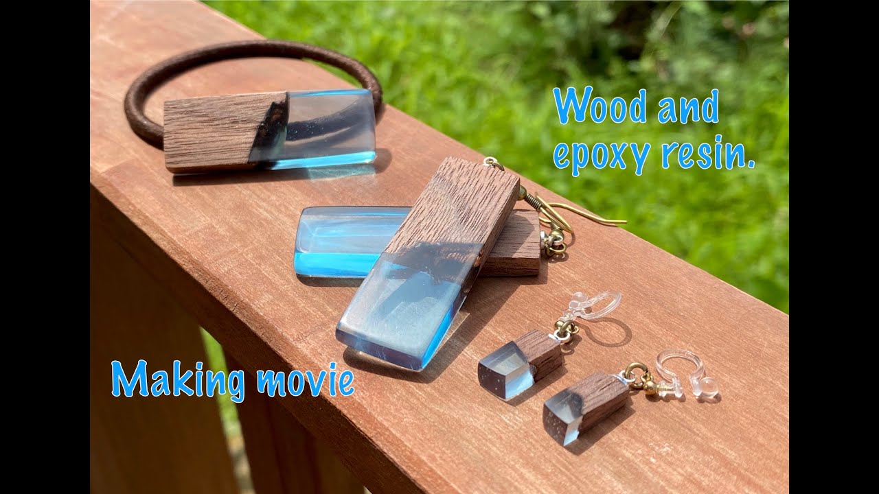 ウッドレジンでアクセサリー制作！「Wood resin.」