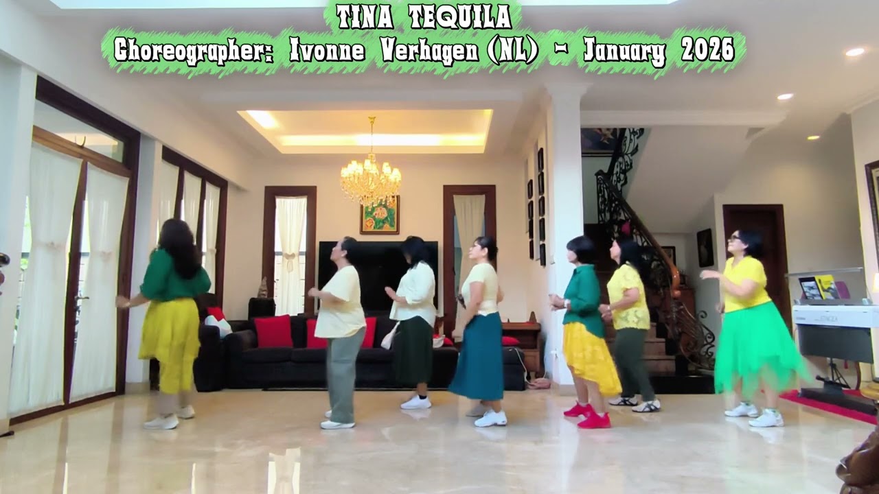 TINA TEQUILA. Choreographer:Nurbani (INA) . Tampaksiring BLV LDC. HENY CLASS. 