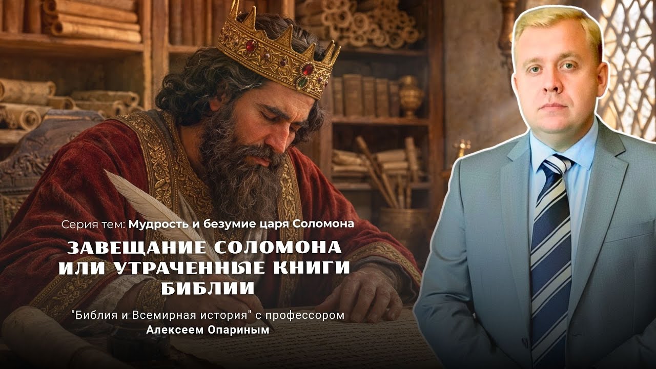 Завещание Соломона или утраченные книги Библии | Алексей Опарин