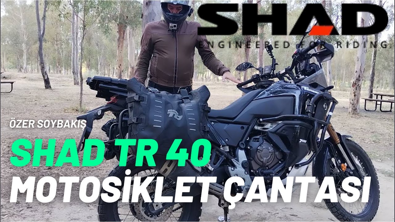 EN İYİ MOTOSİKLET ÇANTASI, SHAD TERRA TR 40...