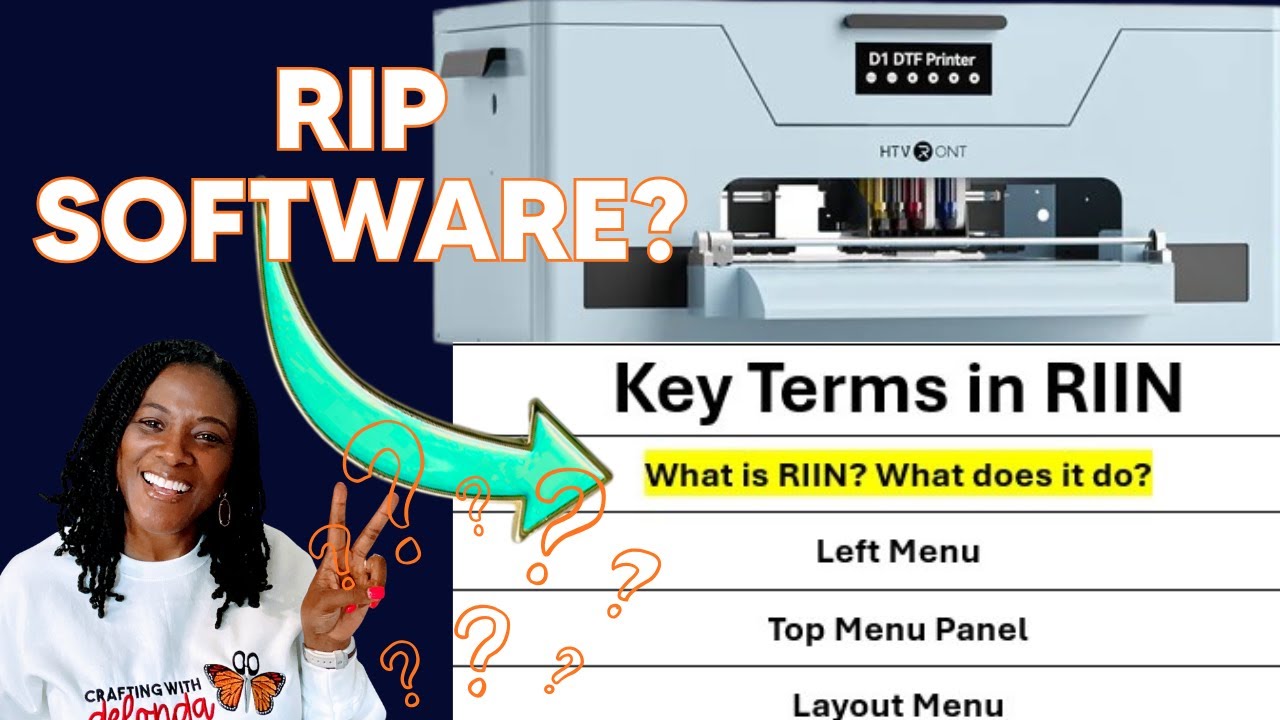 Учебное пособие по программному обеспечению RIIN для принтера HTVRONT D1 DTF | Полное руководство...