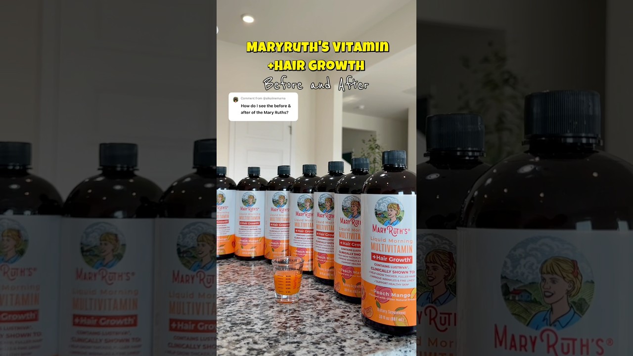 MaryRuth&rsquo;s Hair Growth Vitamin Results after 1 year 🤯