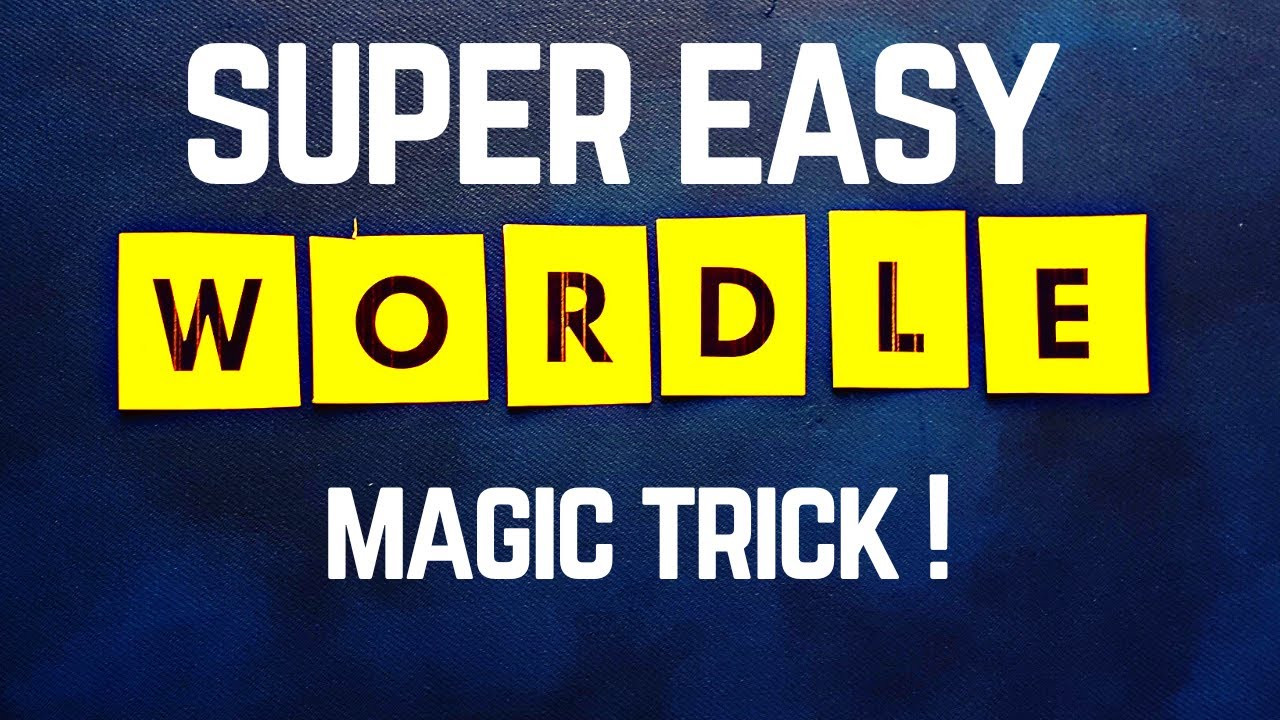 Do SUPER Easy Wordle Magic Trick! (Learn the Secrets Now!) | Jay Sankey Tutorial