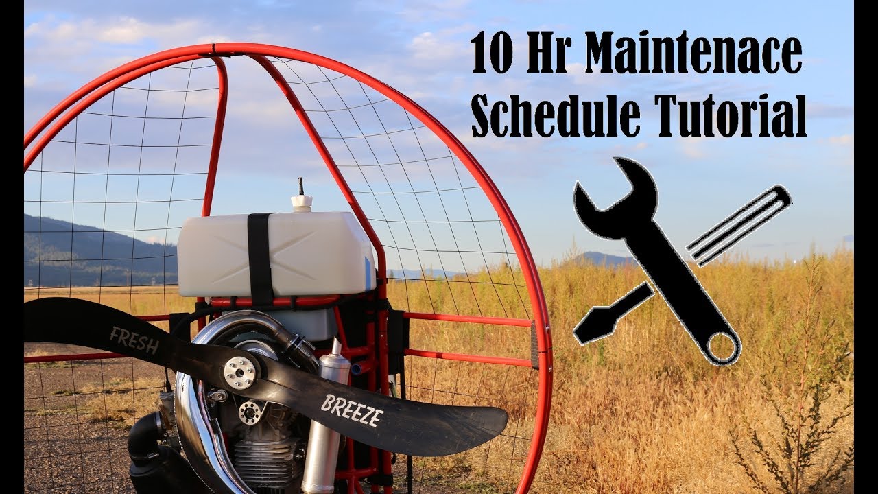 Siminini Fresh Breeze Paramotor 10hr Maintenance