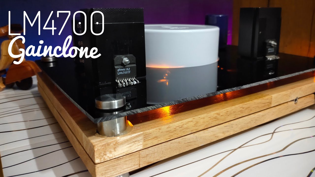 My DIY Homemade Gainclone LM4700 Amplifier