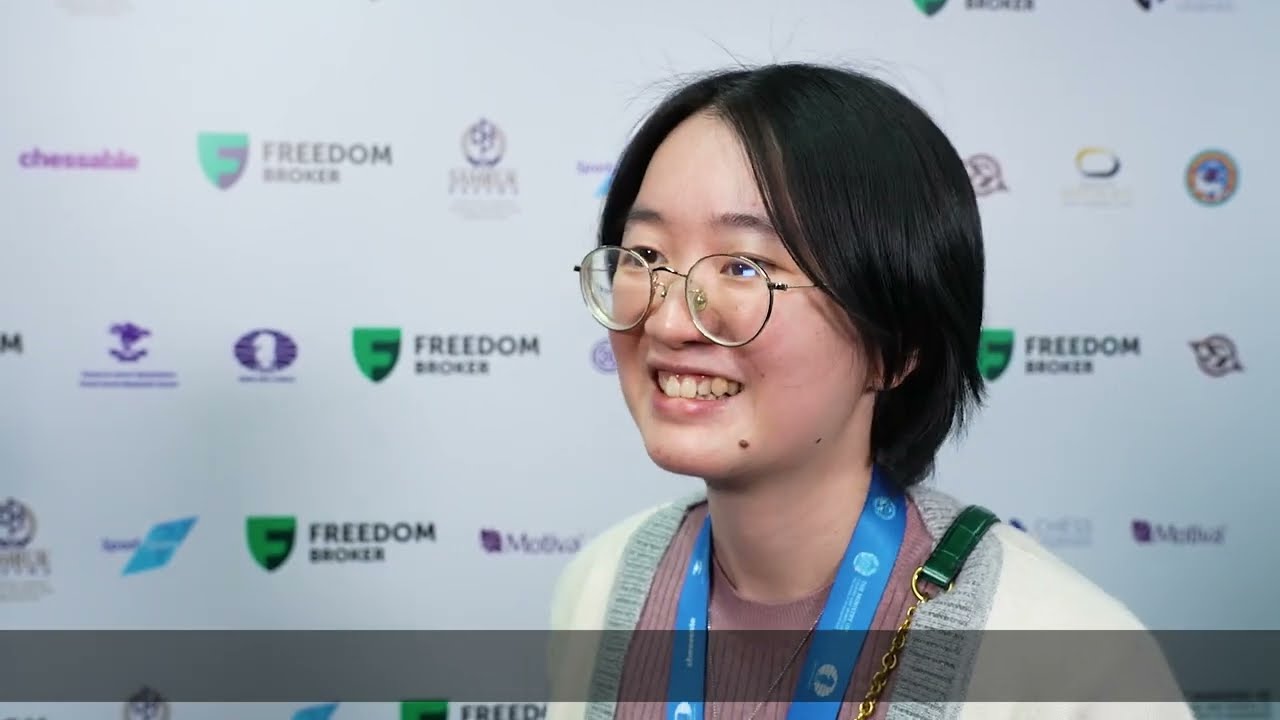 Interview with Tan Zhongyi | FIDE World Rapid Championship 2022 | Day 3