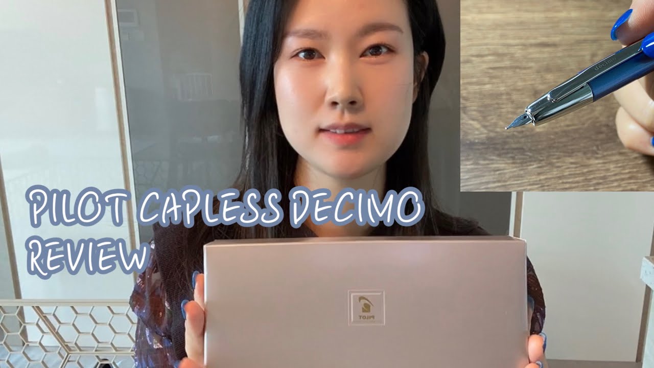 파이롯트 캡리스 데시모 만년필 라이트 블루 리뷰(Pilot capless decimo light blue fountain pen review)
