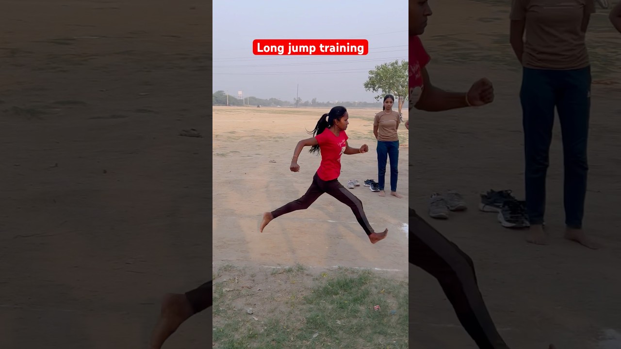 Girls 10 feet long jump training | #rpfconstable #physicaltraining #strengthphysicalacademy