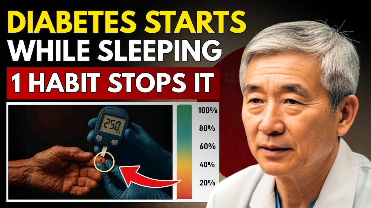 Japan’s Oldest Doctor: Do NOT forget this before sleep - or you will risk diabetes (after 60)