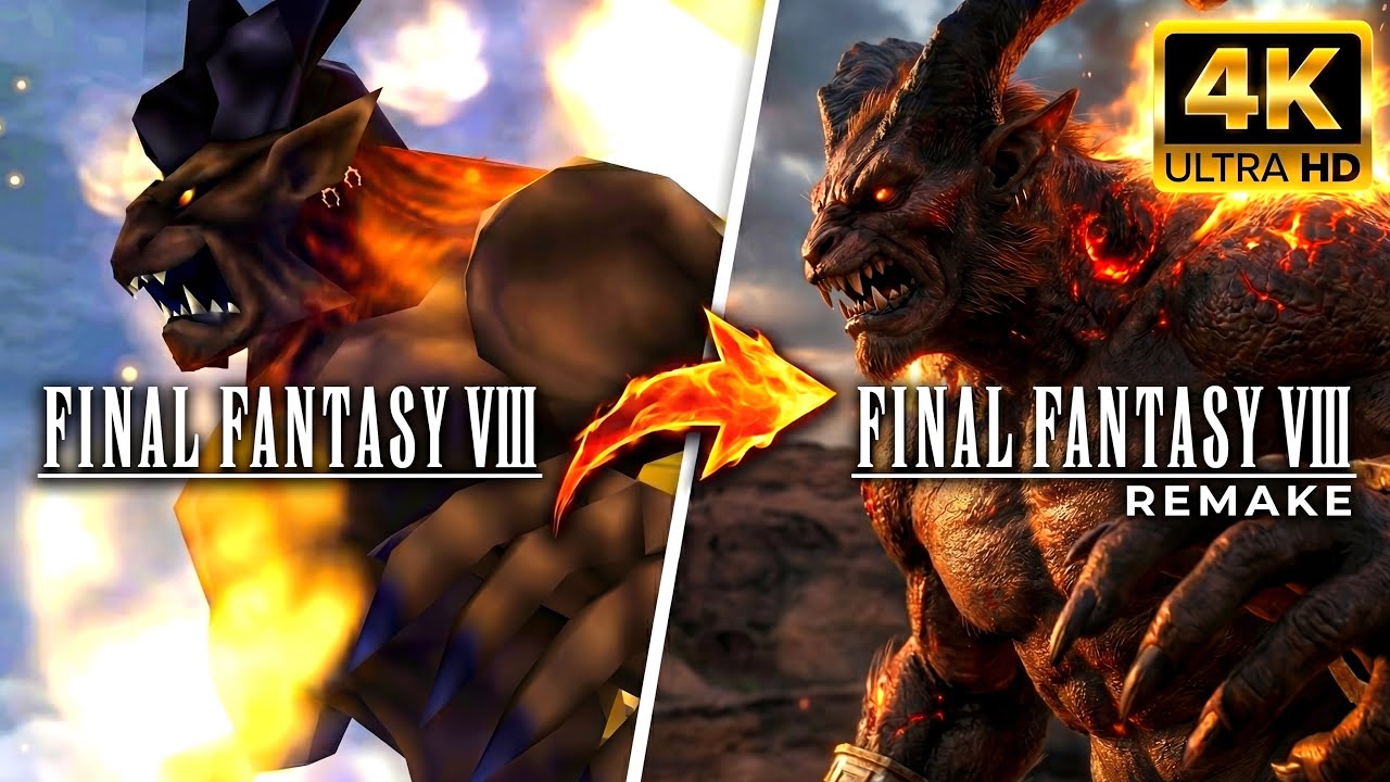 FF8 Remake: All GF (Summons) | AI Reimagined (4K)
