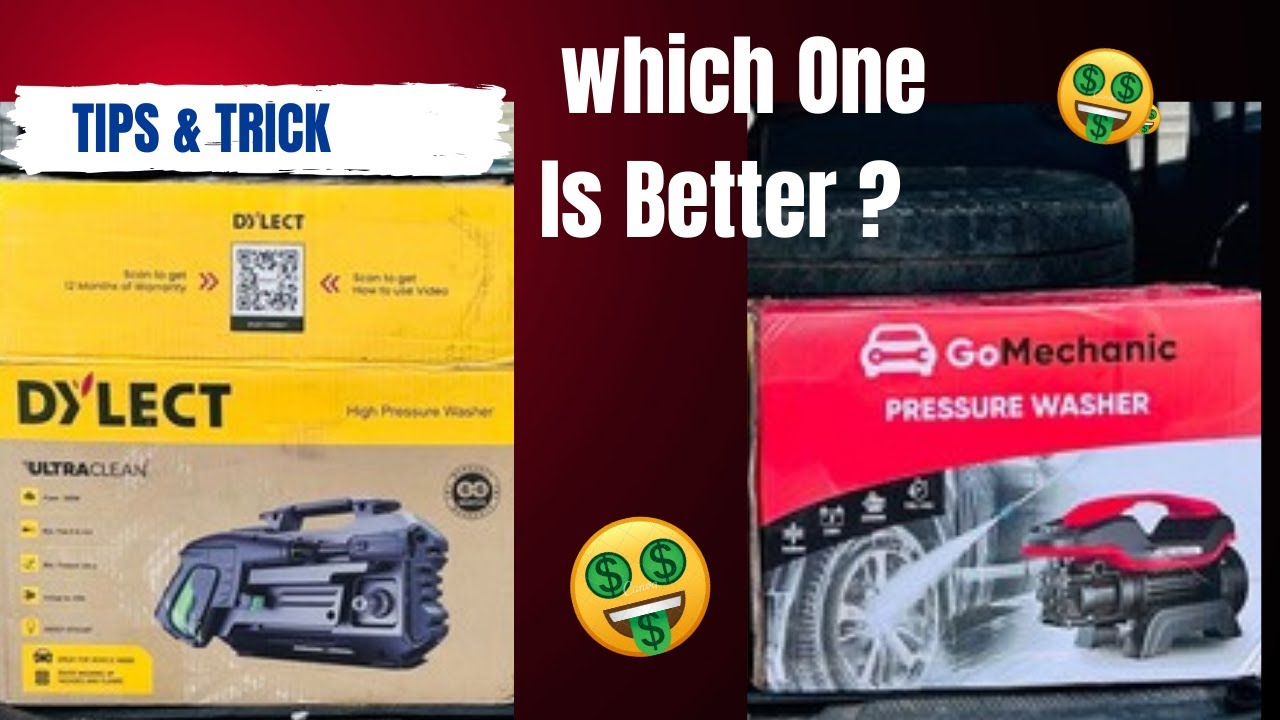 Go Mechanic vs Dylect Pressure Washer | Best Machine for Car, Bike & AC Cleaning