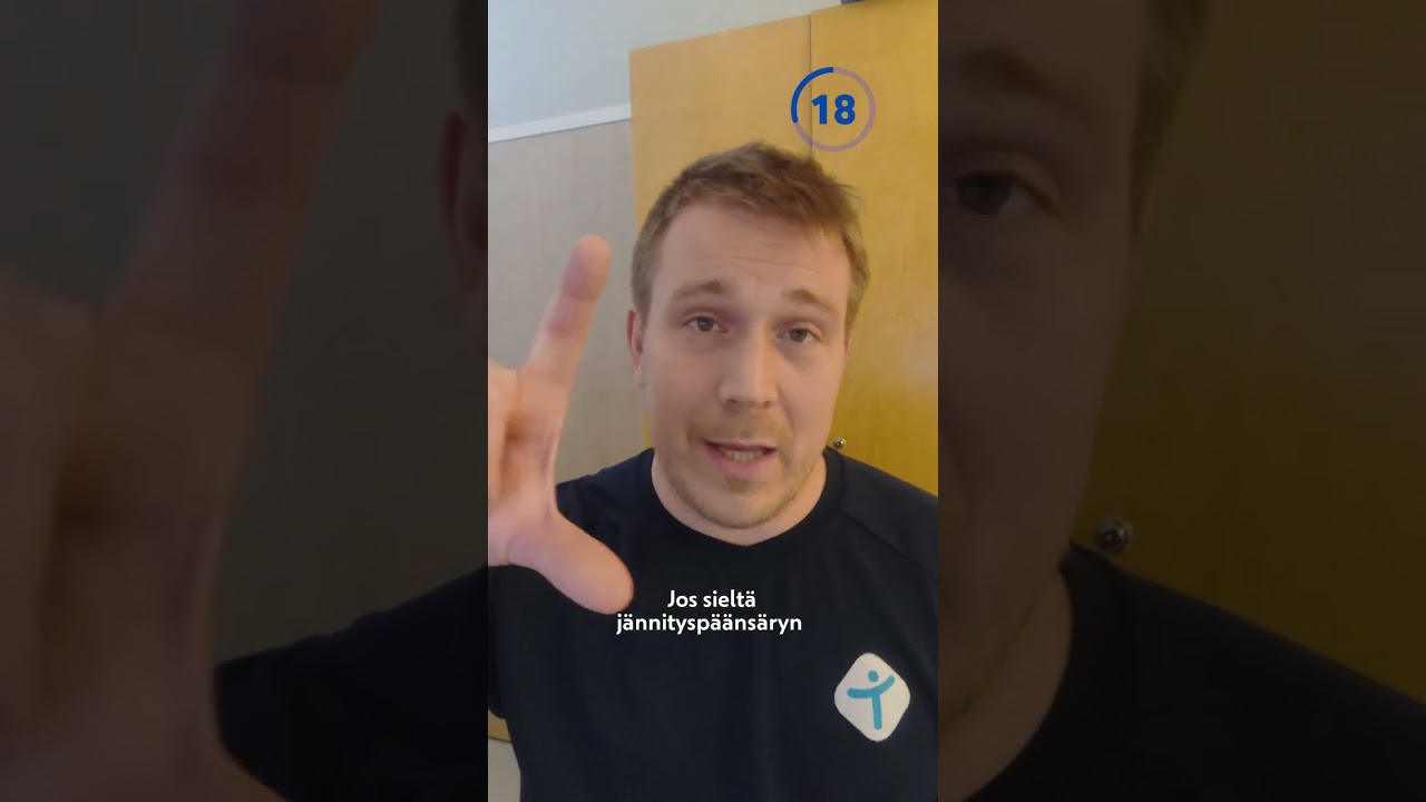 J&auml;nnitysp&auml;&auml;ns&auml;rkyyn hieronta vai fyssari? #terveystalo  #t&auml;rkeinensin