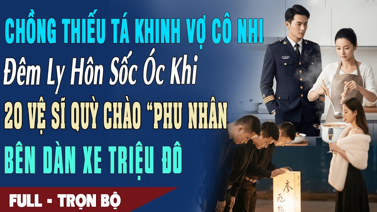 ❤️Truyện Ngôn Tình THIẾU TÁ KHINH VỢ CÔ NHI Đêm Ly Hôn Hắn Sốc Khi 20 Vệ Sĩ Cúi Chào Bên Xe Triệu Đô