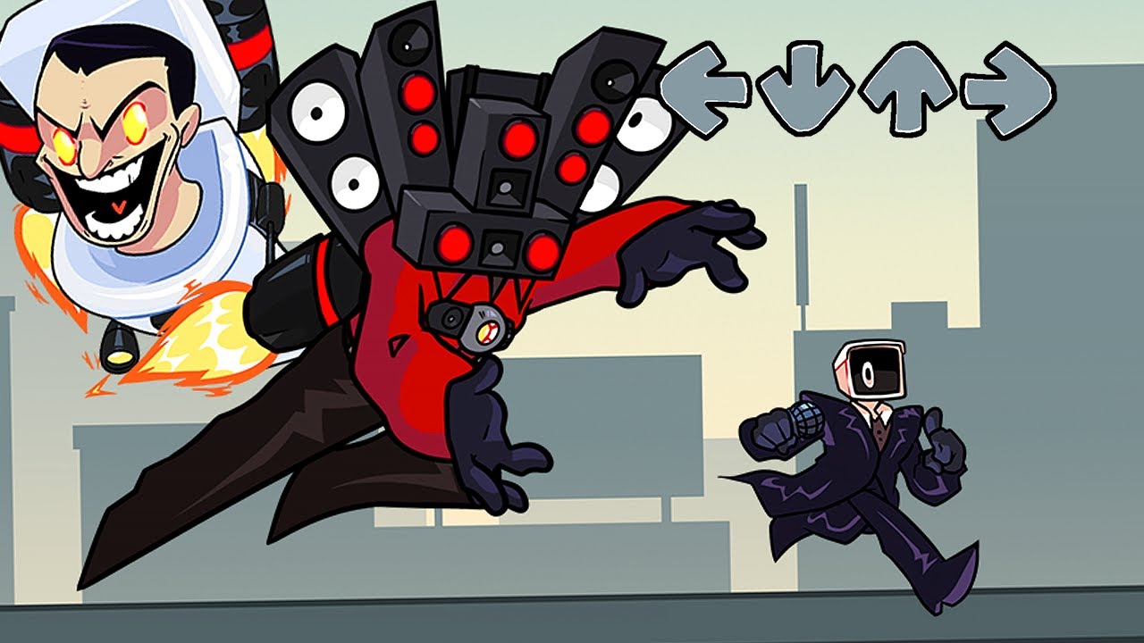 Prey but Titan Speakerman, G-Man Toilet and Cameraman Sing It 🎶 (FNF Skibidi Toilet Cover + Reskin)