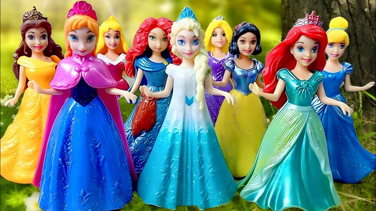 Cute Miniatures Disney Princess Frozen ELSA & Tinkerbell! #elsa #Nezha #shorts #satisfying #unboxing