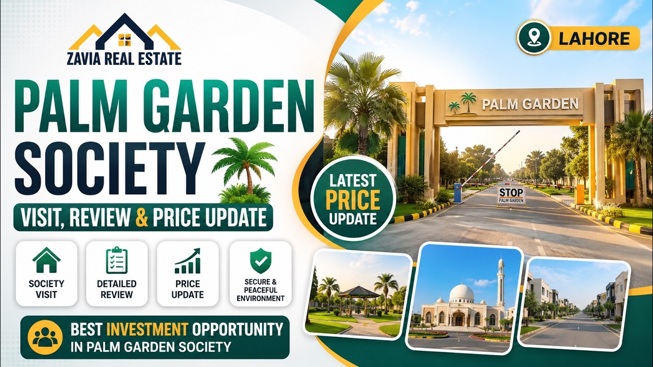 Palm Garden Lahore Complete Review & Latest Price Update 🤯 #PalmGarden #lahoreproperty