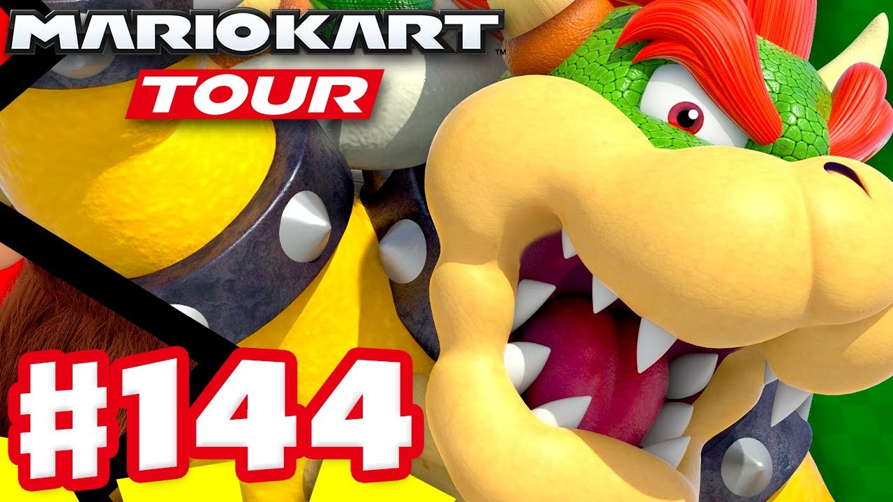 Bowser vs. Donkey Kong Tour! - Mario Kart Tour - Gameplay Part 144 (iOS)