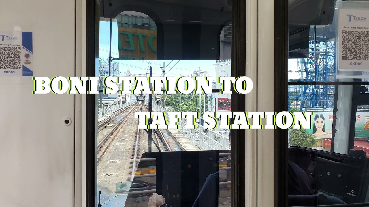 MRT DRIVER'S VIEW: BONI TO TAFT STATION