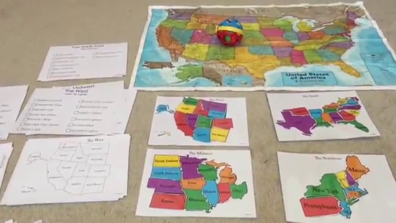 How to Teach Children U.S States and Capitals in a Fun way!