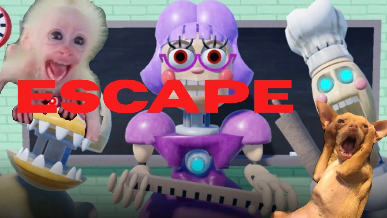 Escape Miss. Ani-Tron’s Detention (SCARY OBBY)