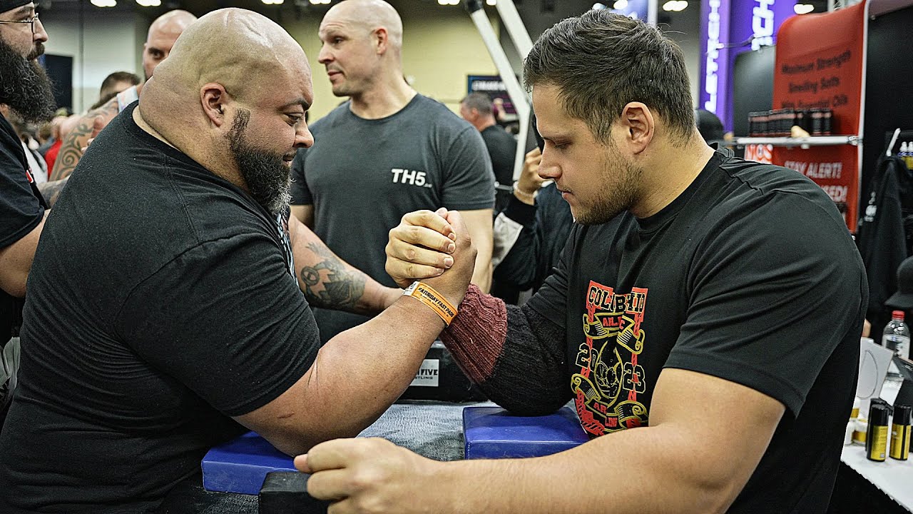 Arm Wrestling VS World Strongest Biceps 2023