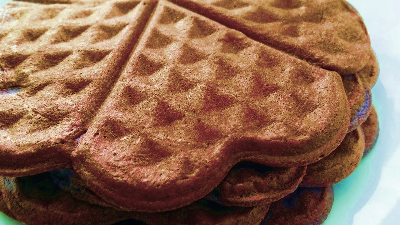 Rezept: Super saftige Schokoladenwaffeln / Schoko Waffeln ganz einfach gemacht