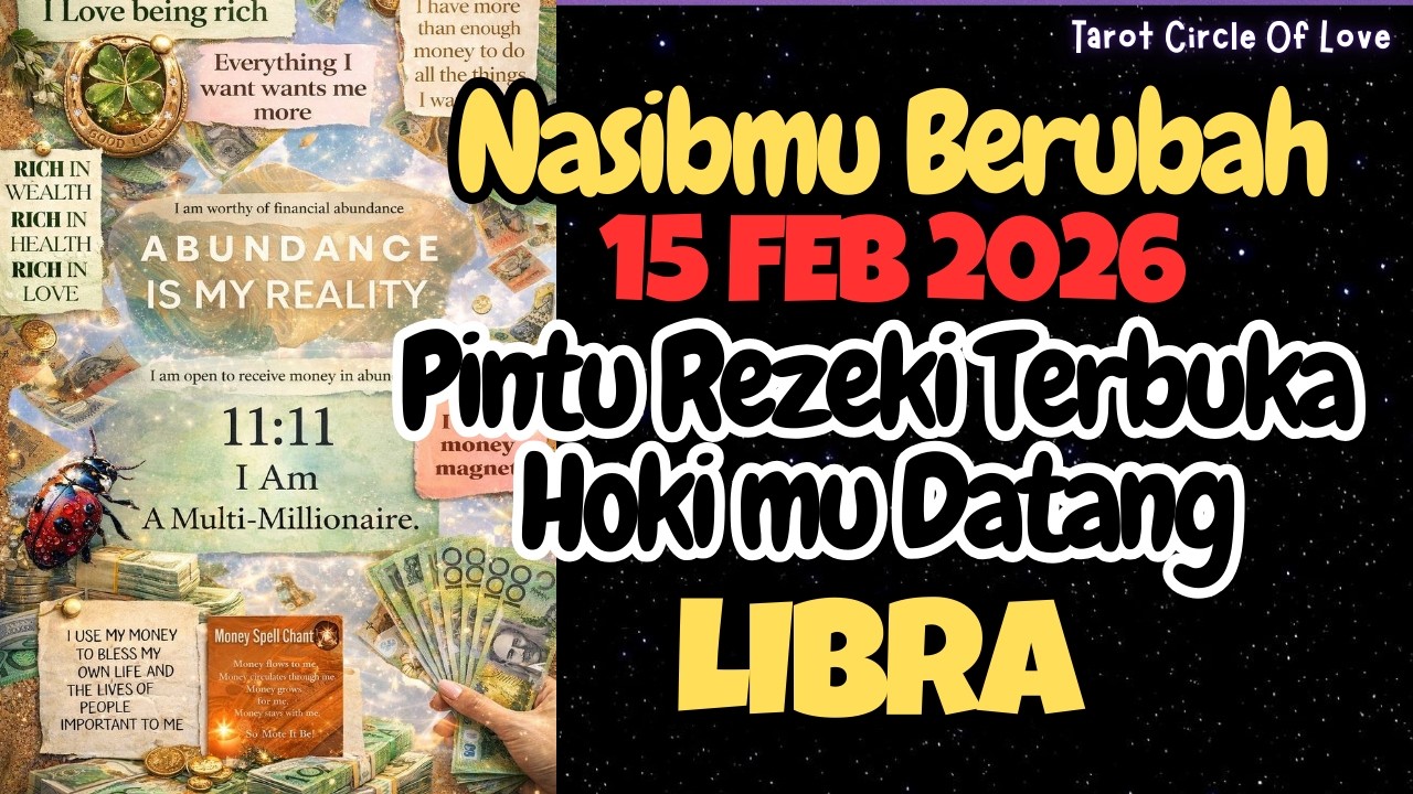 🌠LIBRA NASIB BERUBAH ARAH⁉️HOKI 15 FEBRUARY 2026⏳