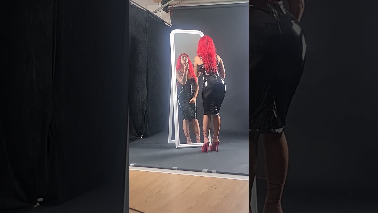 Black PVC Dress