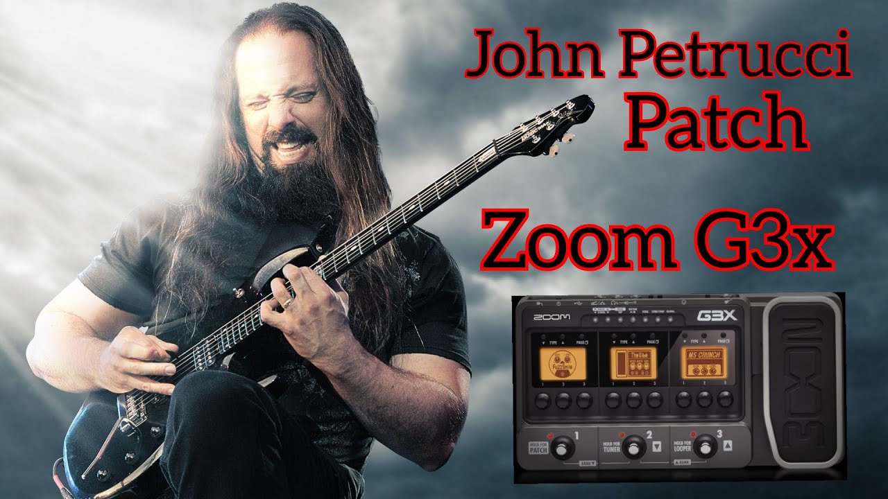 Setting Zoom G3x Patch Lead John Petrucci
