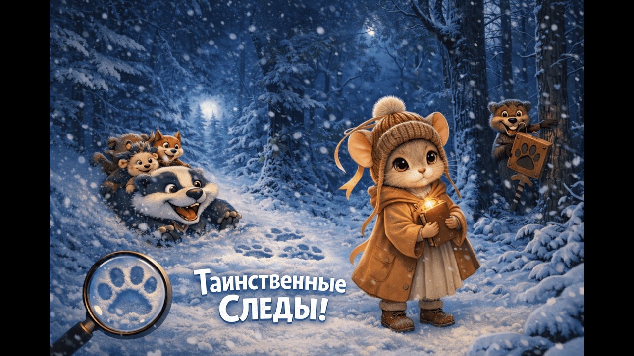 Таинственные следы ❄️🔍