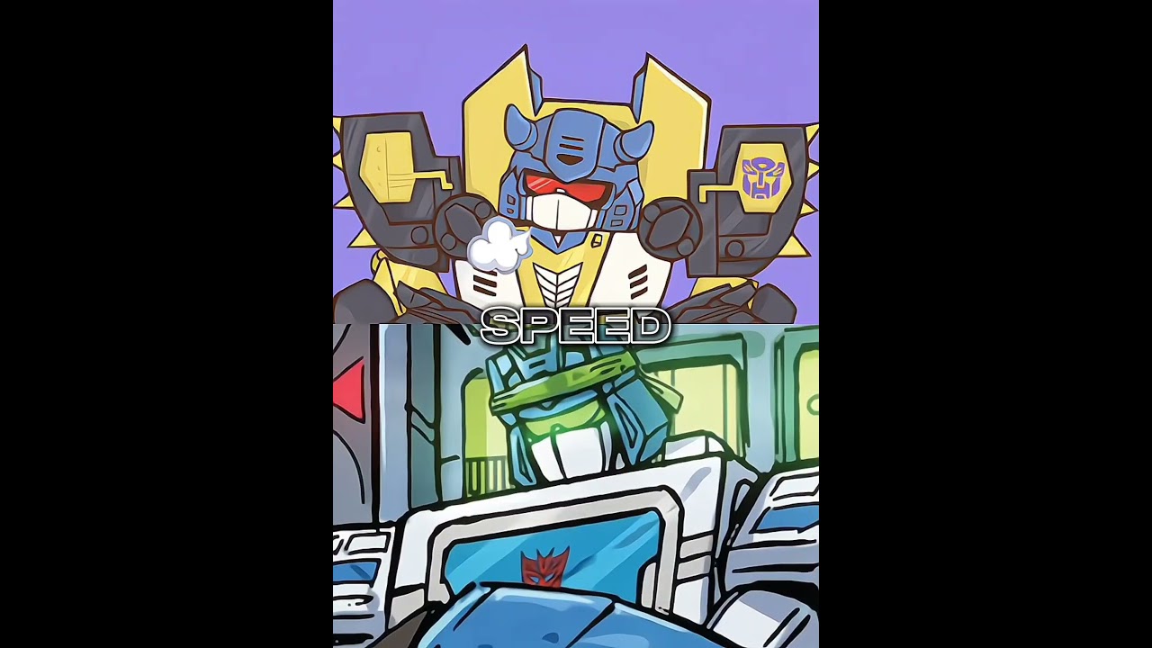Soundwave(SG) VS Goldbug(SG) #transformers#transformersshatteredglass#soundwave#goldbug