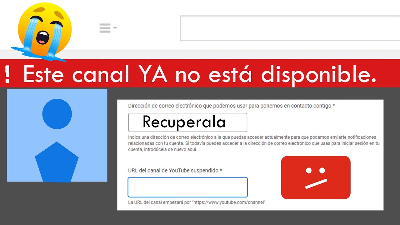 Se suspendió tu canal ¿Cómo apelar?😔 RECUPERAR canal YouTube  Inhabilitado