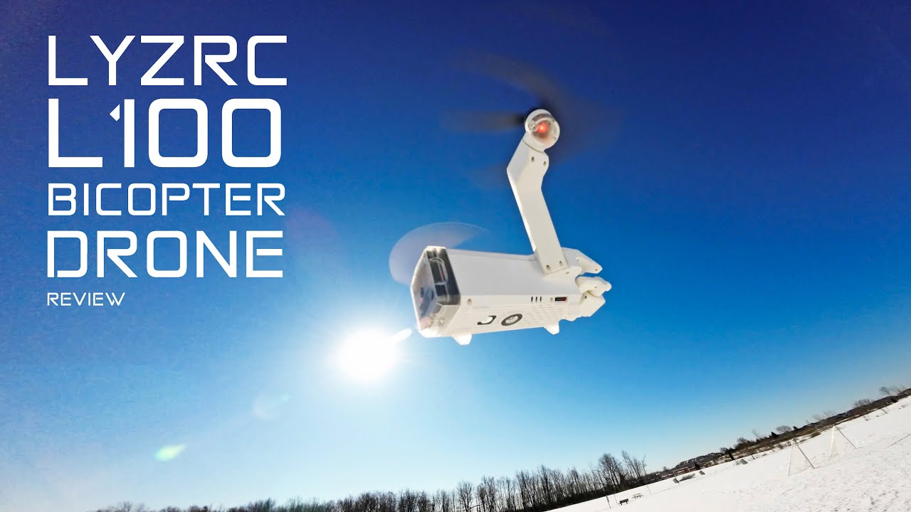 L100 V-Shaped Bicopter Drone.  You know you want one just for the cool factor.