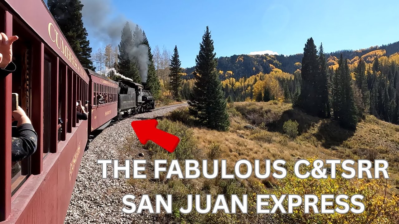 Живописная железная дорога Cumbres & Toltec, экспресс San Juan: от Чамы до перевала Cumbres в ваг...