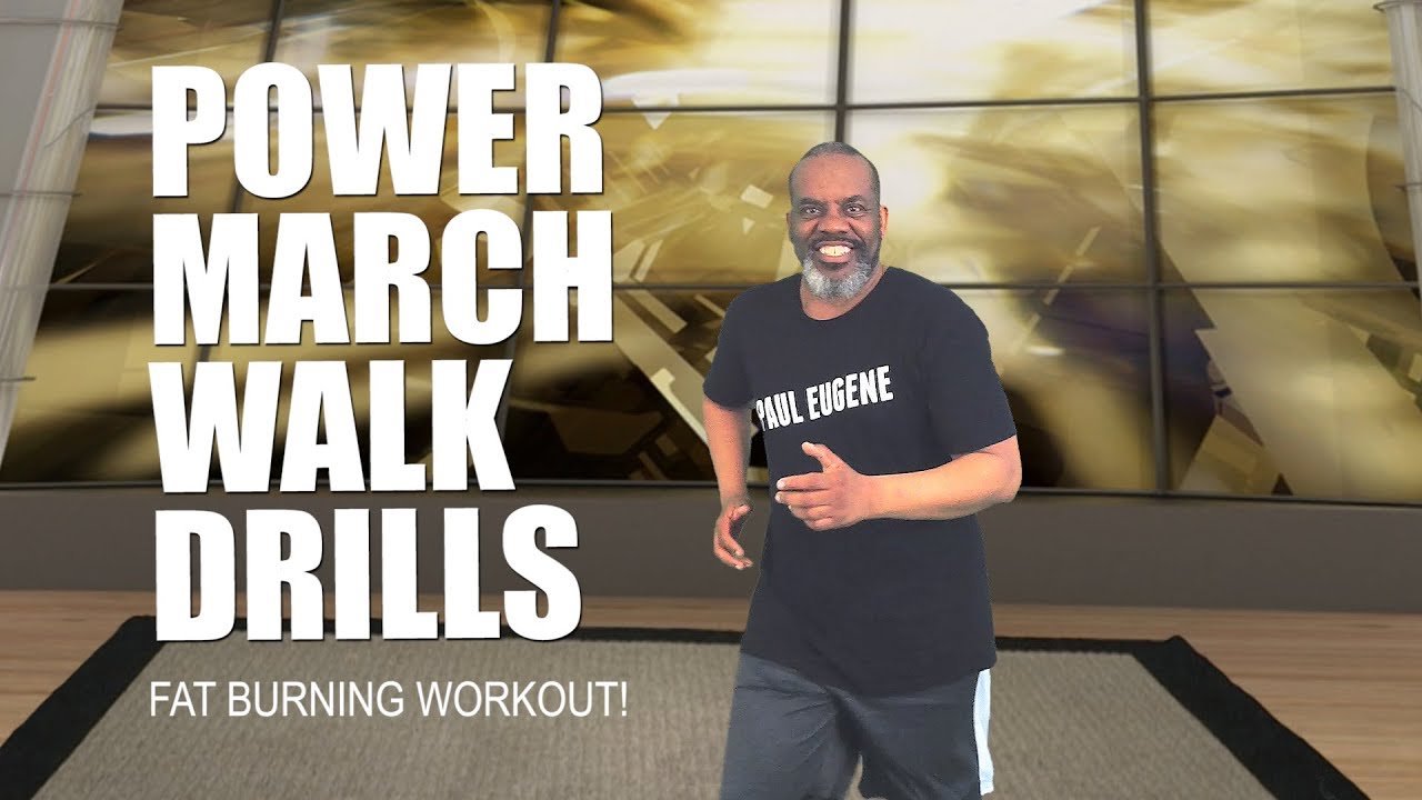 Power Walking Marching with Intermittent Drills | 18 Minutes | Fat Burning Workout Get Your Steps In