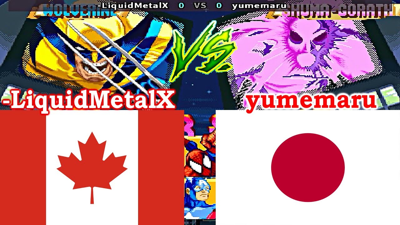 Marvel Super Heroes - -LiquidMetalX vs yumemaru