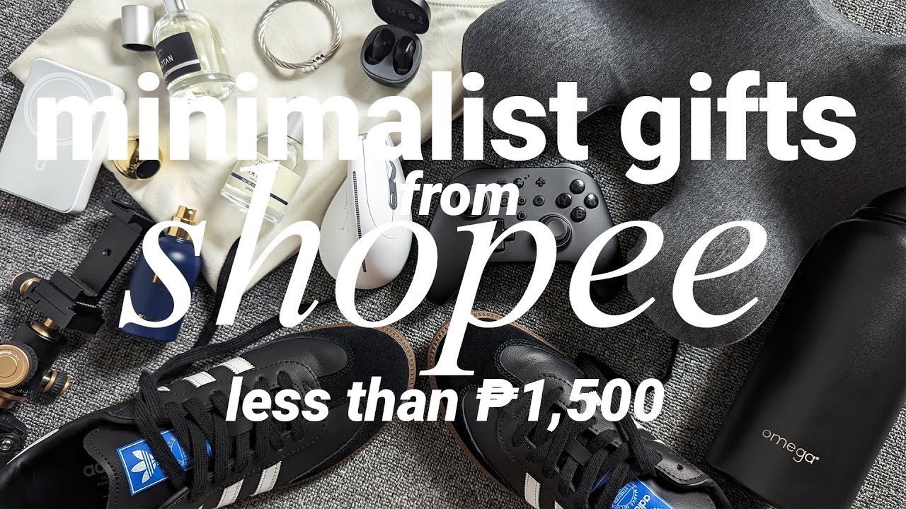 12 Minimalist Gift Ideas SHOPEE HAUL (Adidas Samba, Gulikit KingKong 2, Tech Essentials, Perfumes)