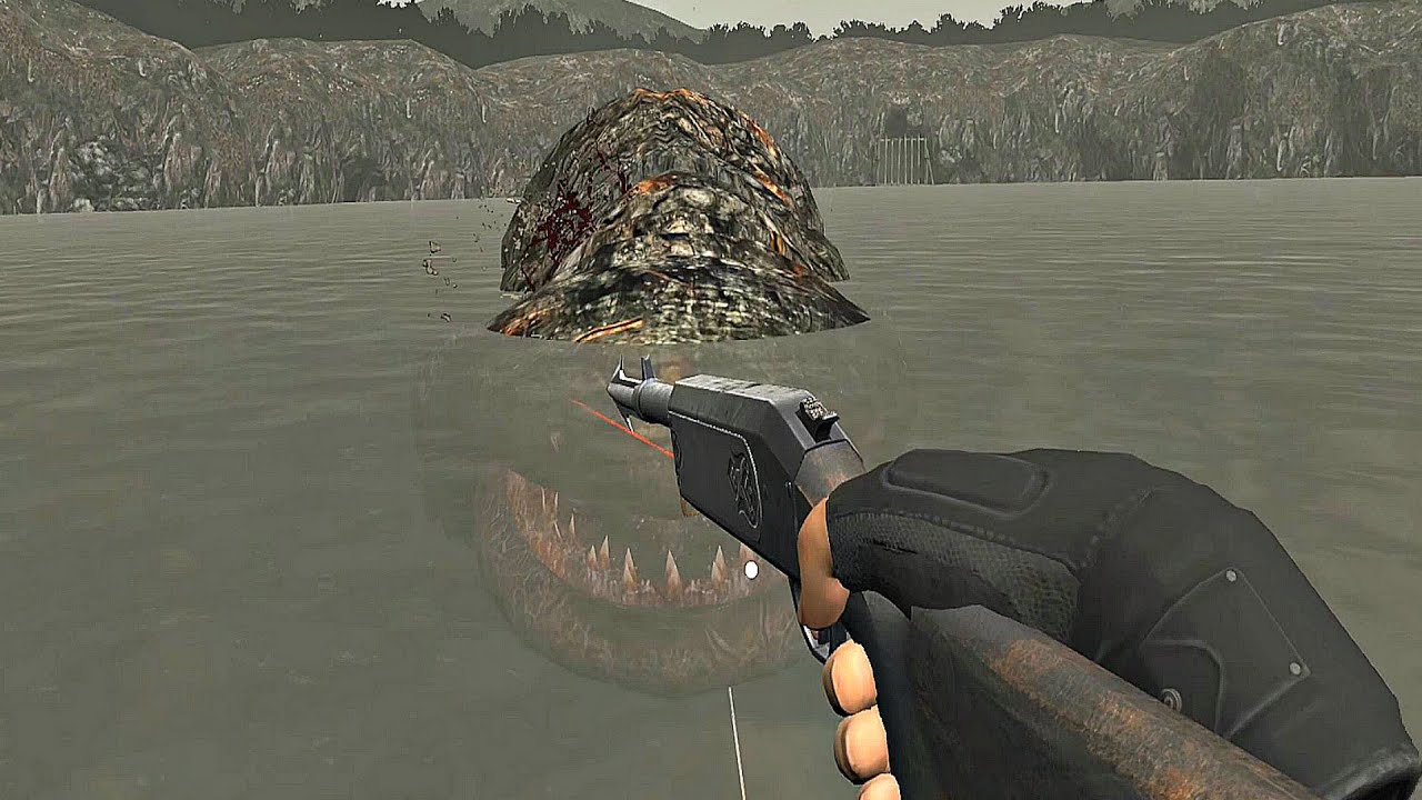 Resident Evil 4 VR - Del Lago Boss Fight (4K 60FPS)