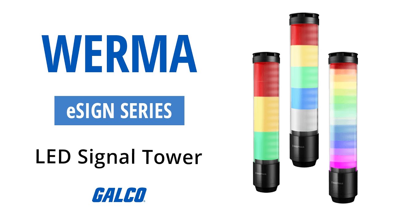 Werma eSign Series LED Signal Tower