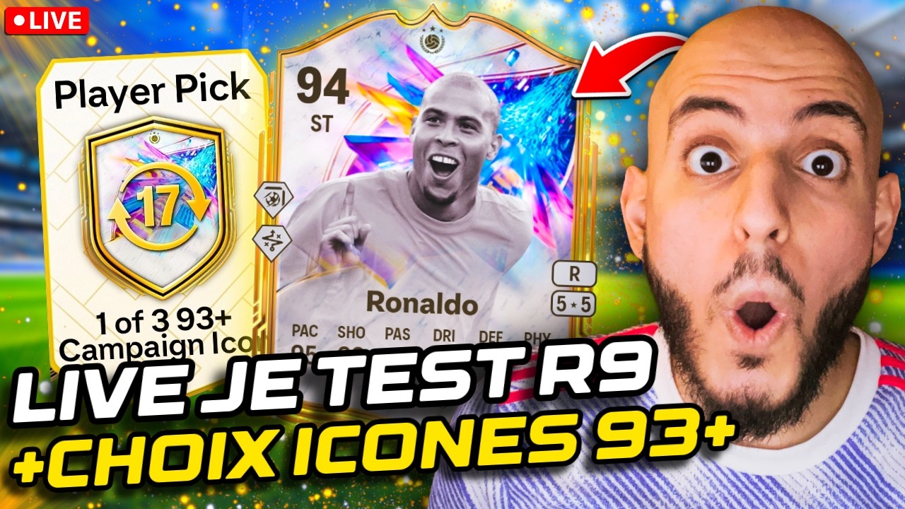 LIVE FR FC 26 ! 🔴 JE TEST R9 + CHOIX ICONES 93+ & FUT CHAMPIONS 🔥