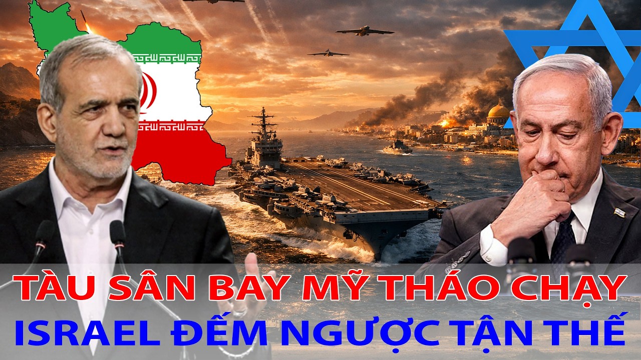 Iran tất tay tên lửa mới, Mỹ tháo chạy khỏi vịnh Orman, Israel đếm ngược tận thế