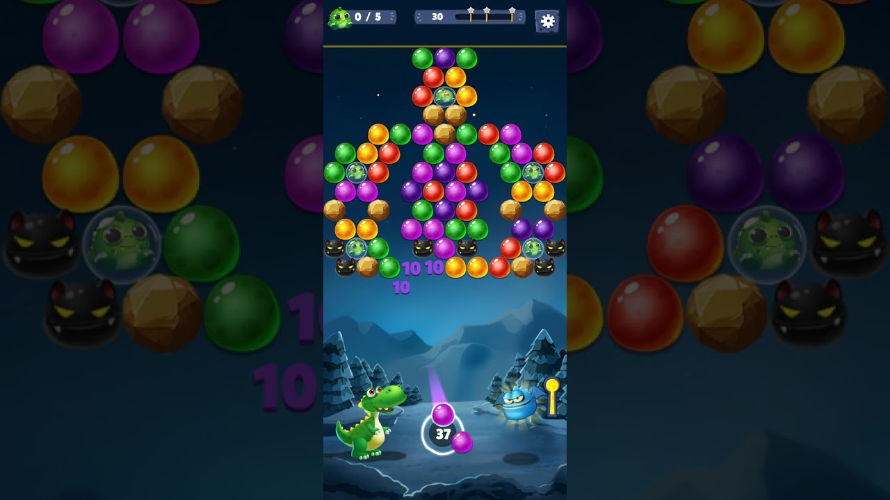 Jogo de bolinhas coloridas bubble shooter vídeo Game de bolinhas coloridas nivel