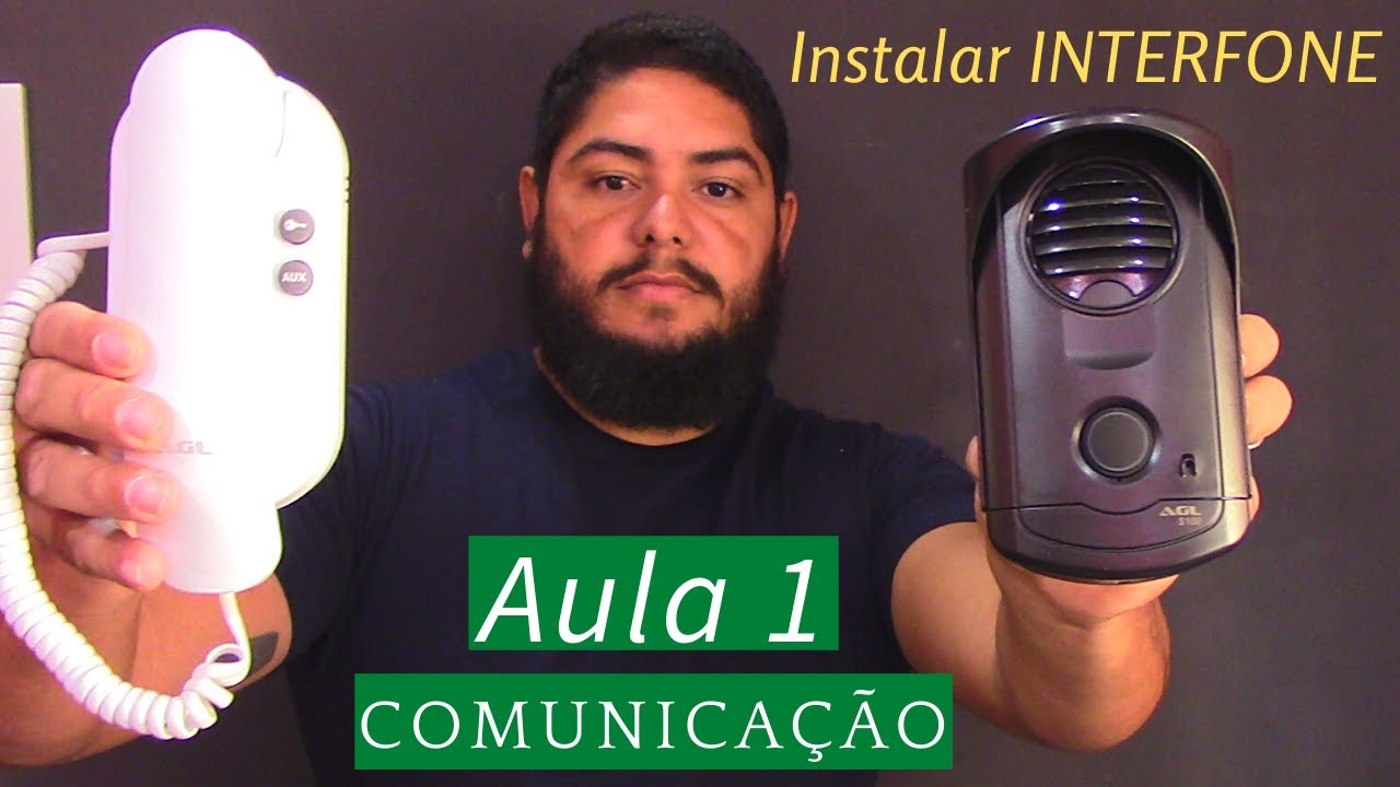 APRENDA Instalar Interfone (Aula 1) COMUNICAÇÃO