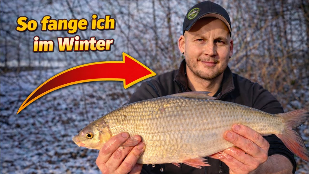 Winterangeln am Fluss 🐟🎣
