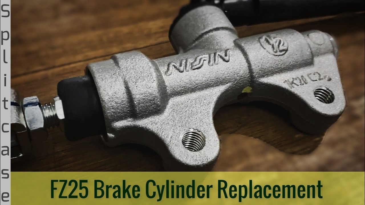 Yamaha FZ 25 rear brake cylinder replacement | Splitcase
