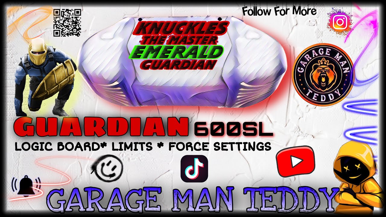 How To- Guardian 600sl garage door opener replace Logic Board GUDT-343 - limits/force settings