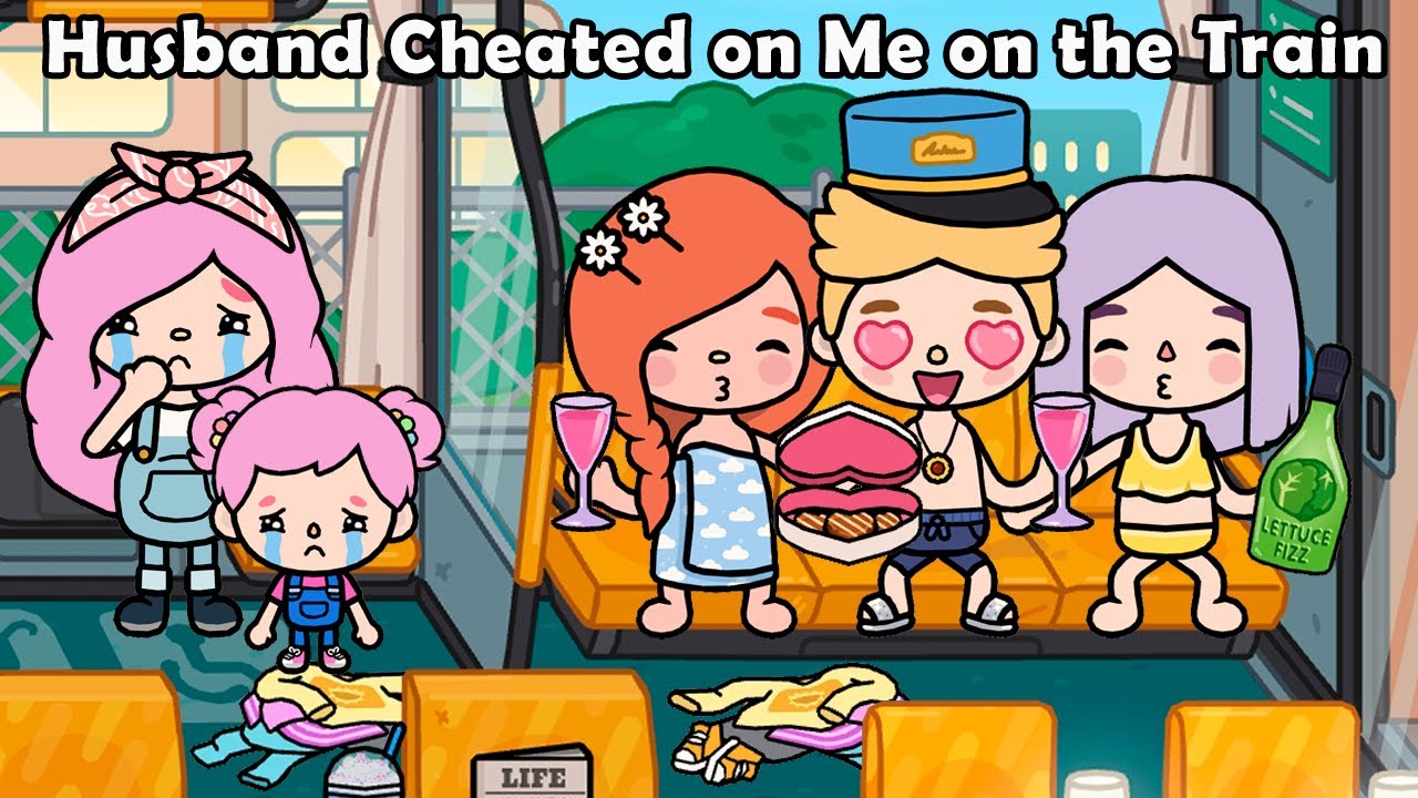 My Husband Betrayed Me on the Train 💔🚊 | Sad story| Toca Boca| Toca Life World | Rainbow Toca
